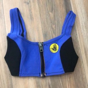 Body glove vintage neoprene bikini top wetsuit